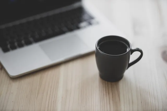 coffee, coffee cup, laptop, work, computer, technology, table, keyboard, cafe, cup, modern, caffeine, drink, morning, espresso, cappuccino, wake, food, brown, good morning, course, restaurant, nutrition. 4 Mistakes When You Charge Sales Tax on Digital Products