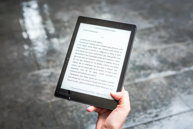 rain, winter, fall, read, bus stop, bus, hand, book, reading, ebook, e-book, cold, nature, reading light, digital, tablet, electronic, kobo, street, grey. How to define ebook marketing benchmarks
