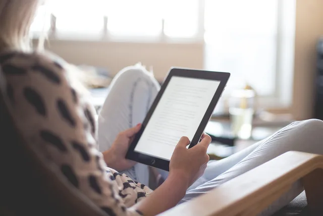 kindle, ereader, tablet, e-reader, ebook, e-book, adult, blur, chair, home, indoors, learning, leisure, living room, modern, reading, relaxing, sitting, technology, woman, kindle, tablet, ebook, ebook, ebook, learning, learning, learning, learning, reading, reading, reading, reading, reading. Ebook marketing practices: what respects readers and retailers